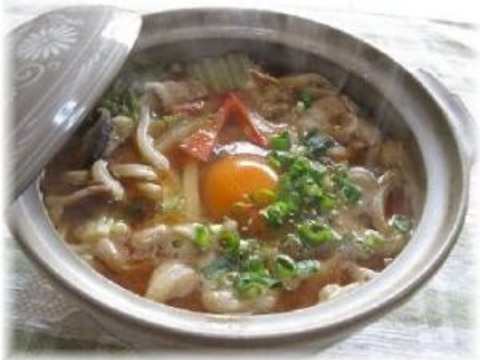 味噌煮込みうどんで温ったまろ～☆